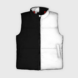 Женский жилет Black and white чб, цвет: 3D-красный