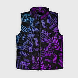 Женский жилет STI NEON PATTERN, цвет: 3D-черный