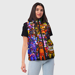 Женский жилет Fnaf UCN, цвет: 3D-красный — фото 2