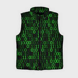 Женский жилет Бинарный Код Binary Code, цвет: 3D-черный