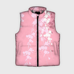 Женский жилет Цветущая ива, цвет: 3D-светло-серый