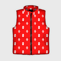 Женский жилет Узор Mono Red Dope Camo Dope Street Market, цвет: 3D-светло-серый