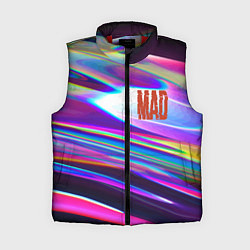 Женский жилет Neon pattern Mad, цвет: 3D-красный