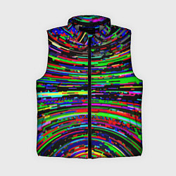 Женский жилет Абстракция Неон Авангард, цвет: 3D-светло-серый