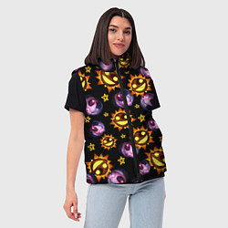 Женский жилет Five Nights at Freddys: Security Breach Луна и Сол, цвет: 3D-красный — фото 2