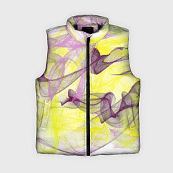 Женский жилет Абстракция Желтый и розовый Дополнение Коллекция G