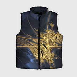 Женский жилет Фрактальная футуристическая композиция Абстракция