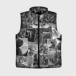 Женский жилет Тёмные души комикс, цвет: 3D-черный