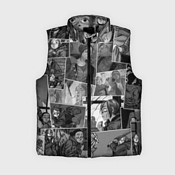 Женский жилет The last of us comix, цвет: 3D-светло-серый