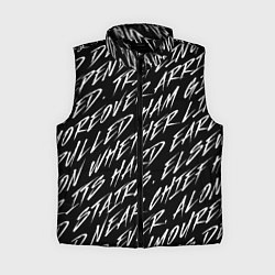 Женский жилет Рандомный текст