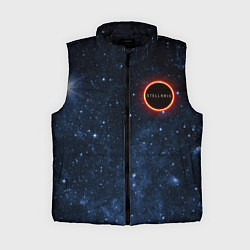 Женский жилет Stellaris Black Hole Logo, цвет: 3D-черный