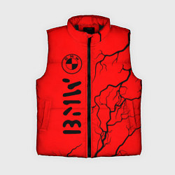 Женский жилет BMW BMW Молнии, цвет: 3D-черный