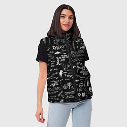 Женский жилет XXXTENTACION LOGOBOMBING, цвет: 3D-светло-серый — фото 2