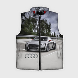 Женский жилет Ауди на скоростном шоссе Audi on the expressway