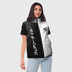 Женский жилет FAIRY TAIL BLACK AND WHITE LOGO, цвет: 3D-красный — фото 2
