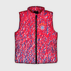 Женский жилет Bayern munchen брызги красок, цвет: 3D-красный