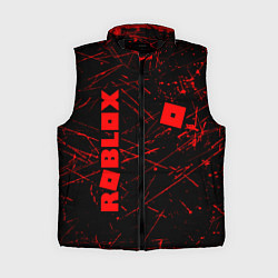 Женский жилет ROBLOX красный логотип