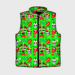 Женский жилет LOVE OF ROCK AND ROLL, цвет: 3D-светло-серый