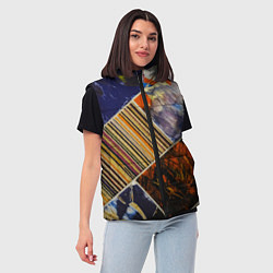 Женский жилет Нарезка Из Постеров, цвет: 3D-красный — фото 2