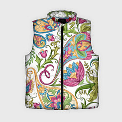 Женский жилет Fashionable floral Oriental pattern Summer 2025