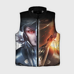 Женский жилет METAL GEAR RISING САМУРАЙ, цвет: 3D-светло-серый