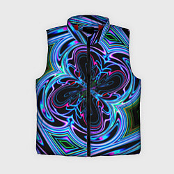 Женский жилет Неоновые узоры и фигуры - Синий