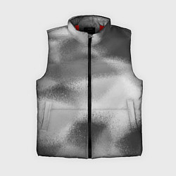 Женский жилет В серых тонах абстрактный узор gray abstract patte