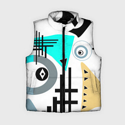 Женский жилет Абстрактный современный дизайн, цвет: 3D-светло-серый