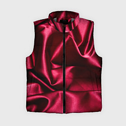 Женский жилет Шелк Бордо