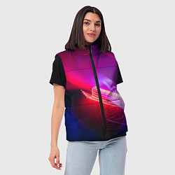 Женский жилет Неоновая палитра цветов - Красный, цвет: 3D-светло-серый — фото 2