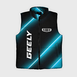 Женский жилет Geely Неоновые Лампы, цвет: 3D-черный