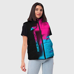 Женский жилет Forza Horizon Neon Gradient, цвет: 3D-черный — фото 2