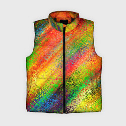 Женский жилет Rainbow inclusions, цвет: 3D-черный