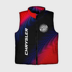 Женский жилет Chrysler красный карбон, цвет: 3D-черный