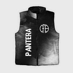 Женский жилет Pantera glitch на темном фоне: символ и надпись ве, цвет: 3D-черный