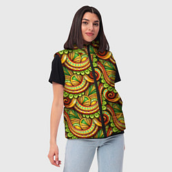 Женский жилет Летние объемные узоры, цвет: 3D-красный — фото 2