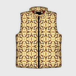 Женский жилет Объемные деревянные узоры