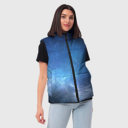 Женский жилет Холодное космическое молчание, цвет: 3D-красный — фото 2