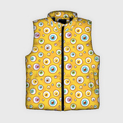 Женский жилет Глаза круглые разноцветные