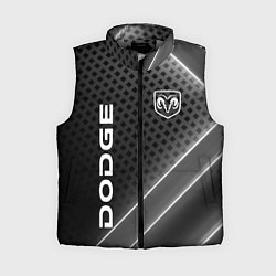 Женский жилет Dodge Абстракция карбон, цвет: 3D-светло-серый
