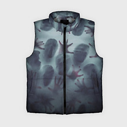 Женский жилет Scary faces trying to get out