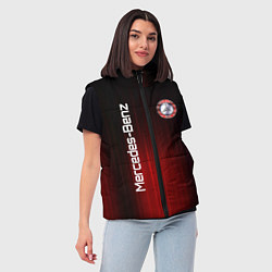 Женский жилет Mercedes-Benz art, цвет: 3D-черный — фото 2