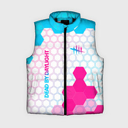 Женский жилет Dead by Daylight neon gradient style: надпись, сим