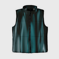 Женский жилет Абстрактные волны в темноте