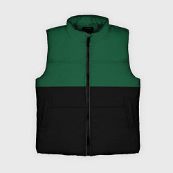 Женский жилет Серьёзный Зелёный, цвет: 3D-черный