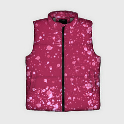 Женский жилет Текстура Розовый взрыв, цвет: 3D-светло-серый