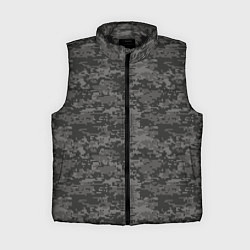 Женский жилет Камуфляж AOR-2 серый пиксель, цвет: 3D-черный