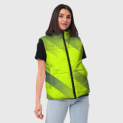 Женский жилет Green sport style, цвет: 3D-красный — фото 2