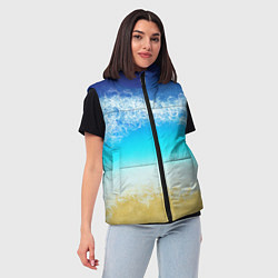 Женский жилет Sea lagoon, цвет: 3D-черный — фото 2