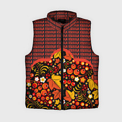 Женский жилет Россия-Хохлома